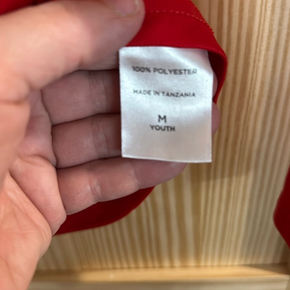 VGUC Opna Athletic Red Compression Shirt Youth M Moisture Wicking UVA Rash Guard - Picture 4 of 5